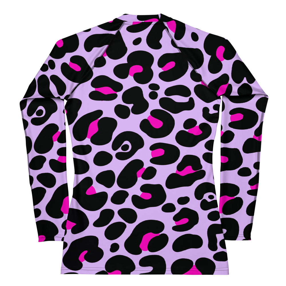 PURPLE & PINK WOMEN'S RASH GUARD