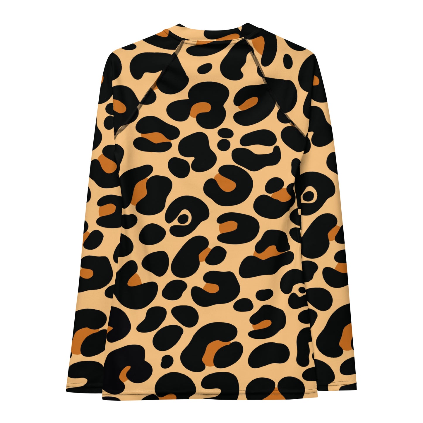 LEOPARD PRINT WOMEN'S RASH GUARD