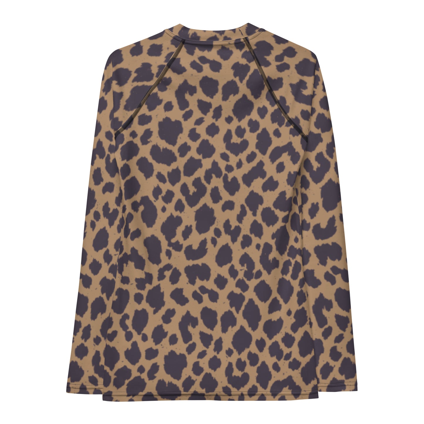 LEOPARD PRINT (B) WOMEN'S RASH GUARD