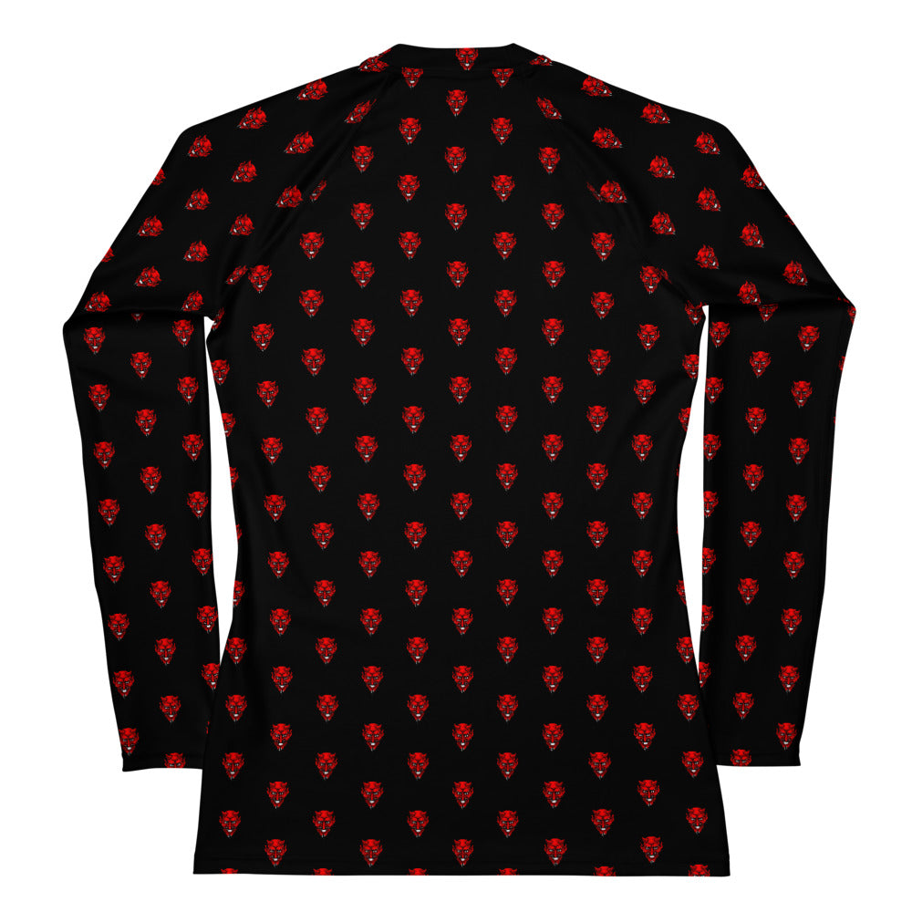 RED DEVIL WOMEN'S RASH GUARD