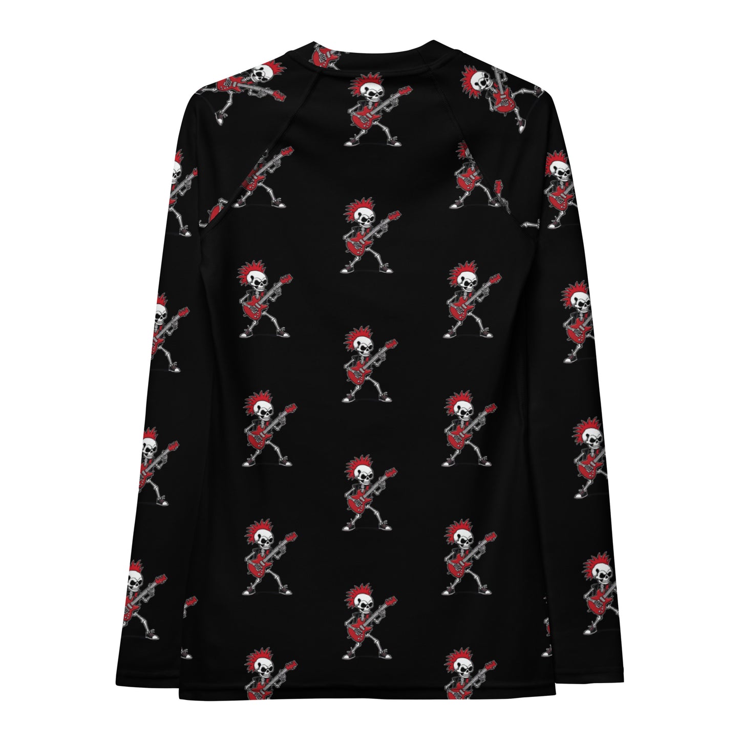 RED GUITAR WOMEN'S RASH GUARD