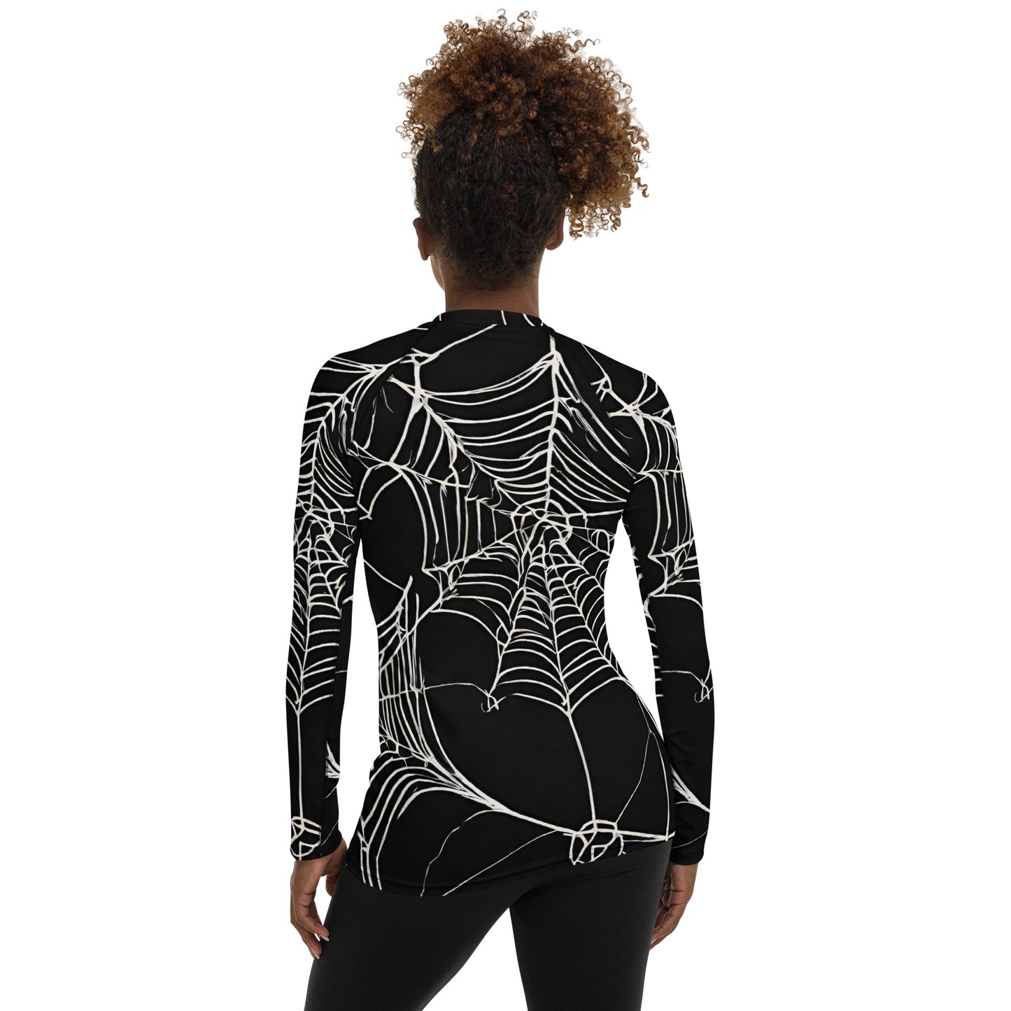 WEB OF LIES WOMEN'S RASH GUARD