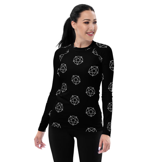 INVERTED STAR WOMEN'S RASH GUARD
