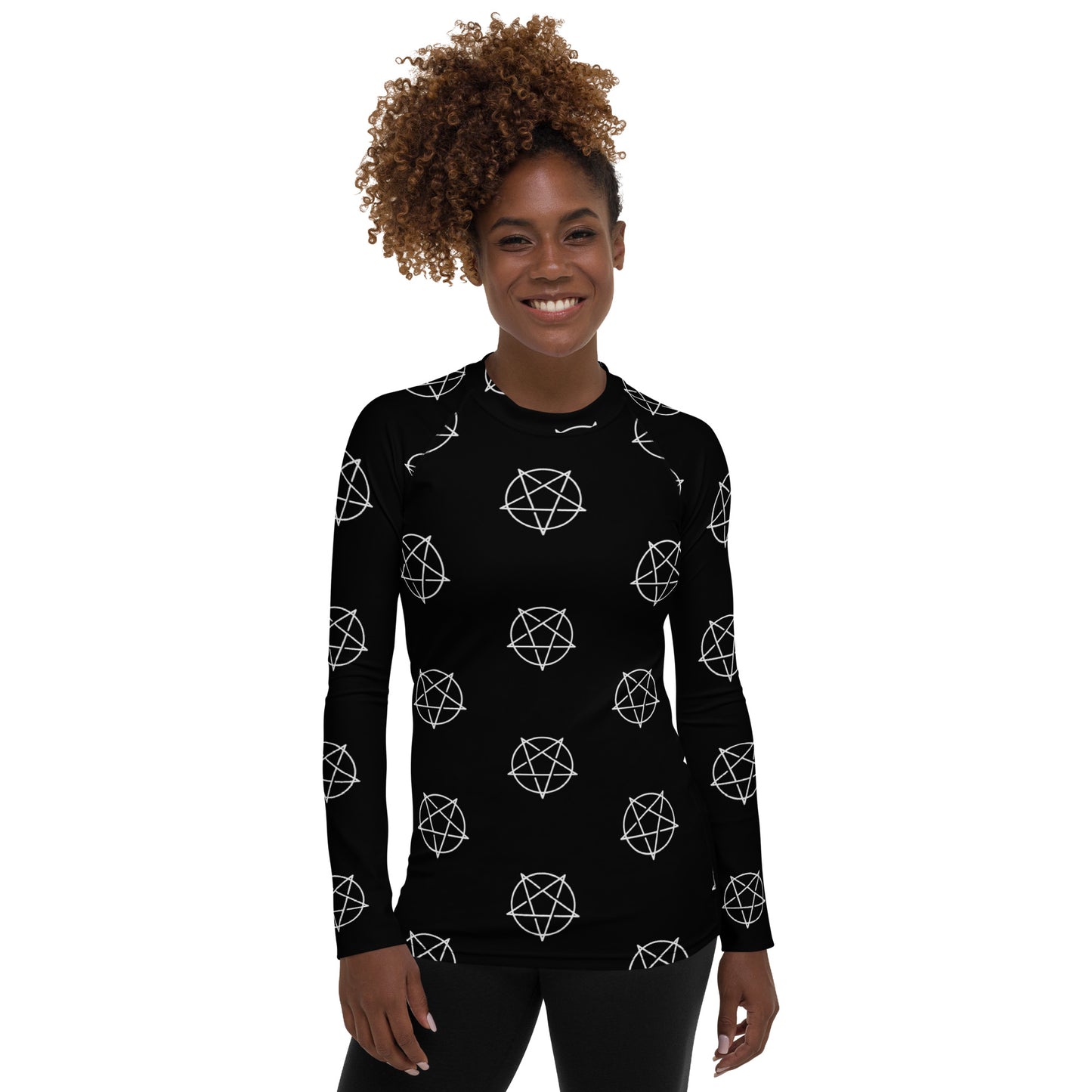 INVERTED STAR WOMEN'S RASH GUARD