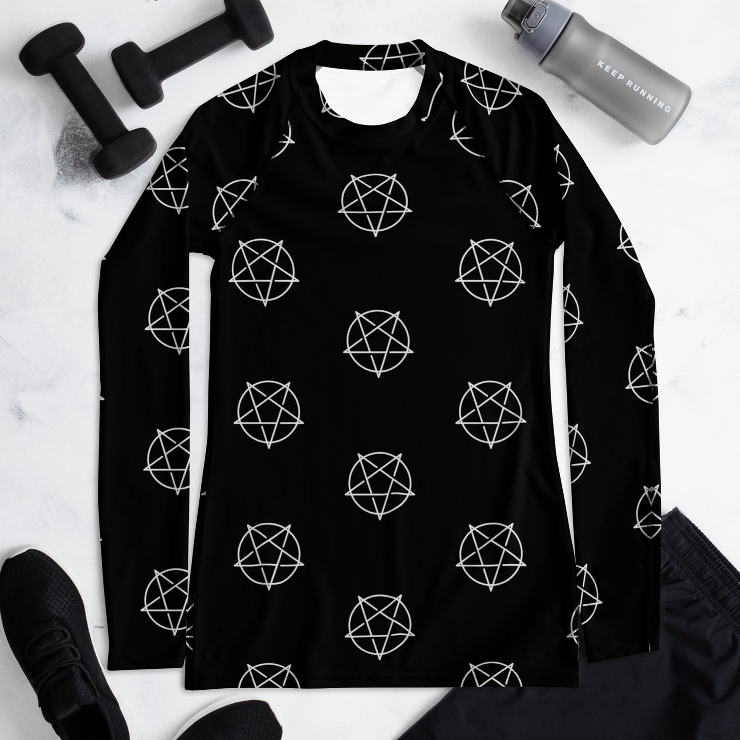 INVERTED STAR WOMEN'S RASH GUARD