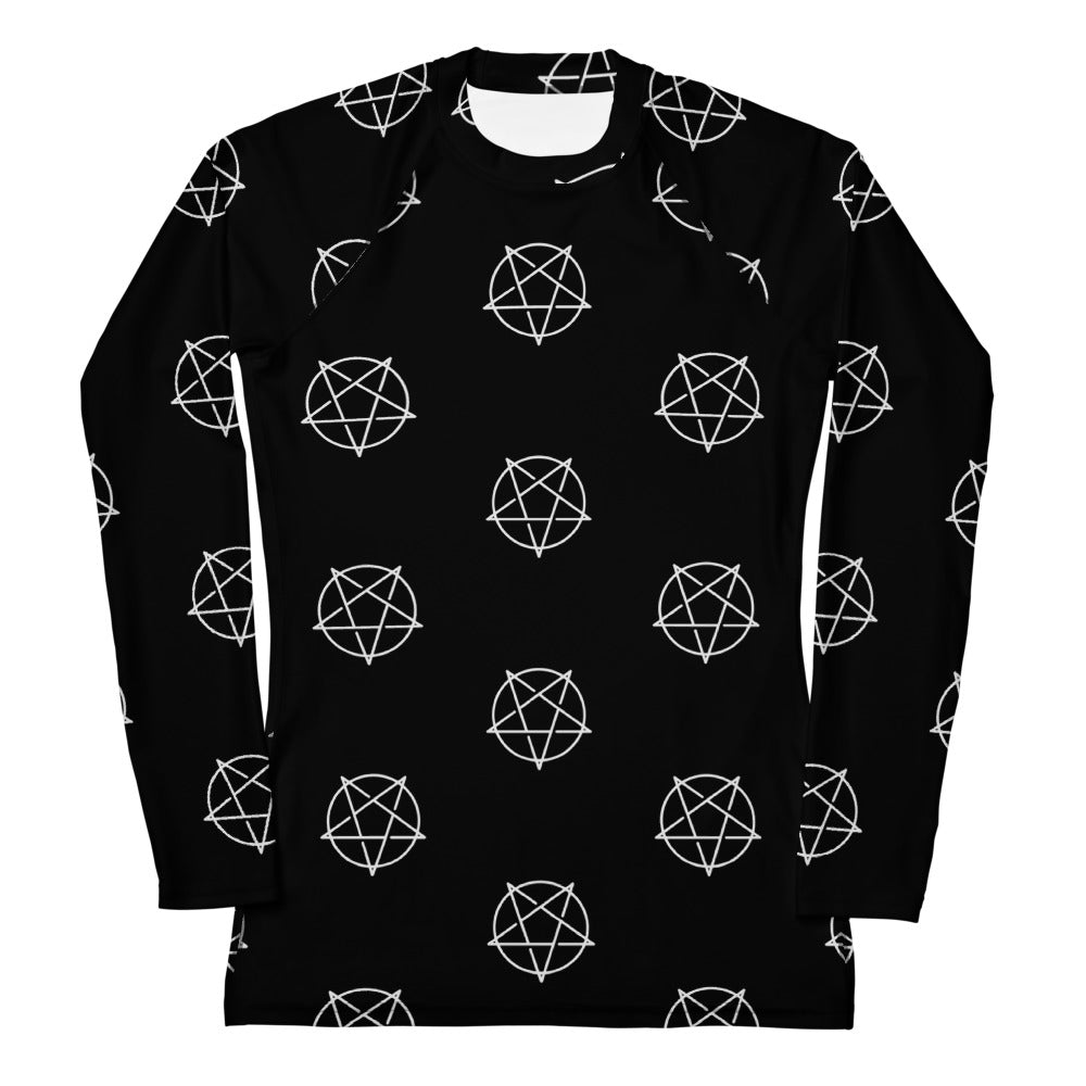INVERTED STAR WOMEN'S RASH GUARD