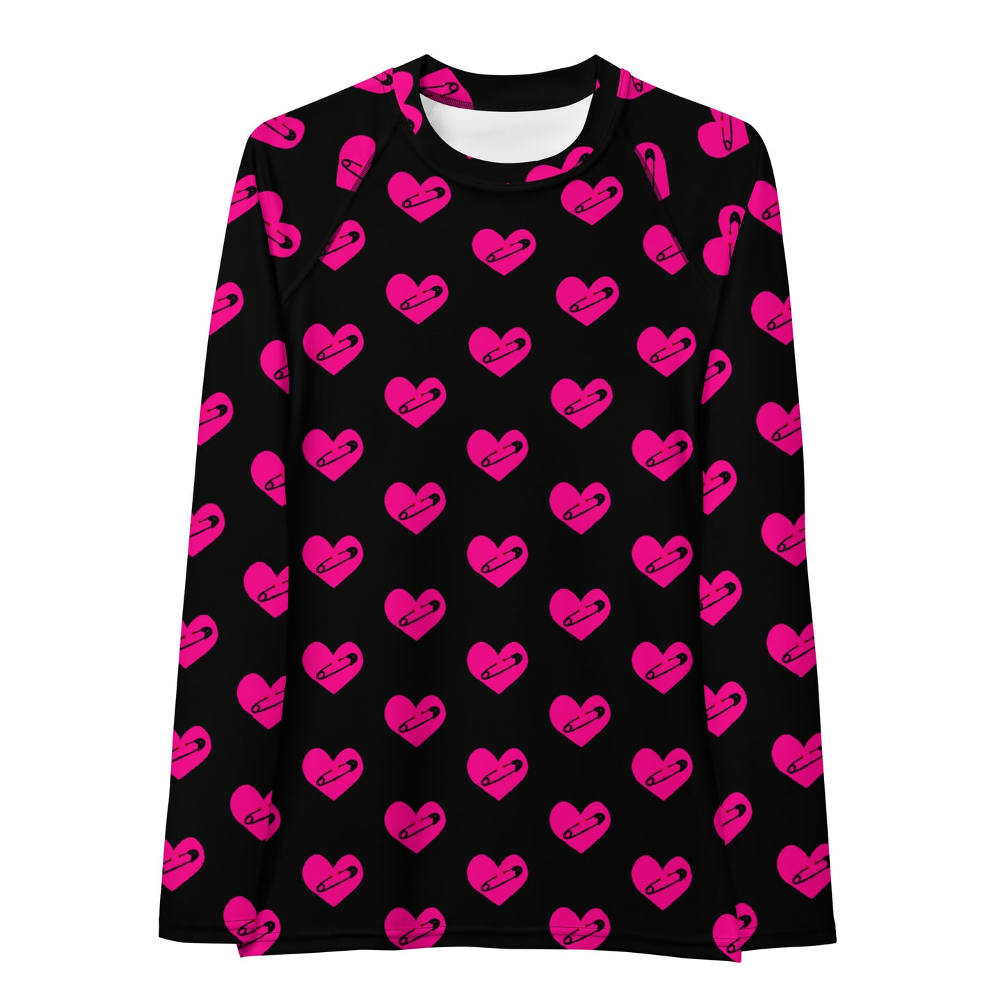 PINNED HEART WOMEN'S RASH GUARD