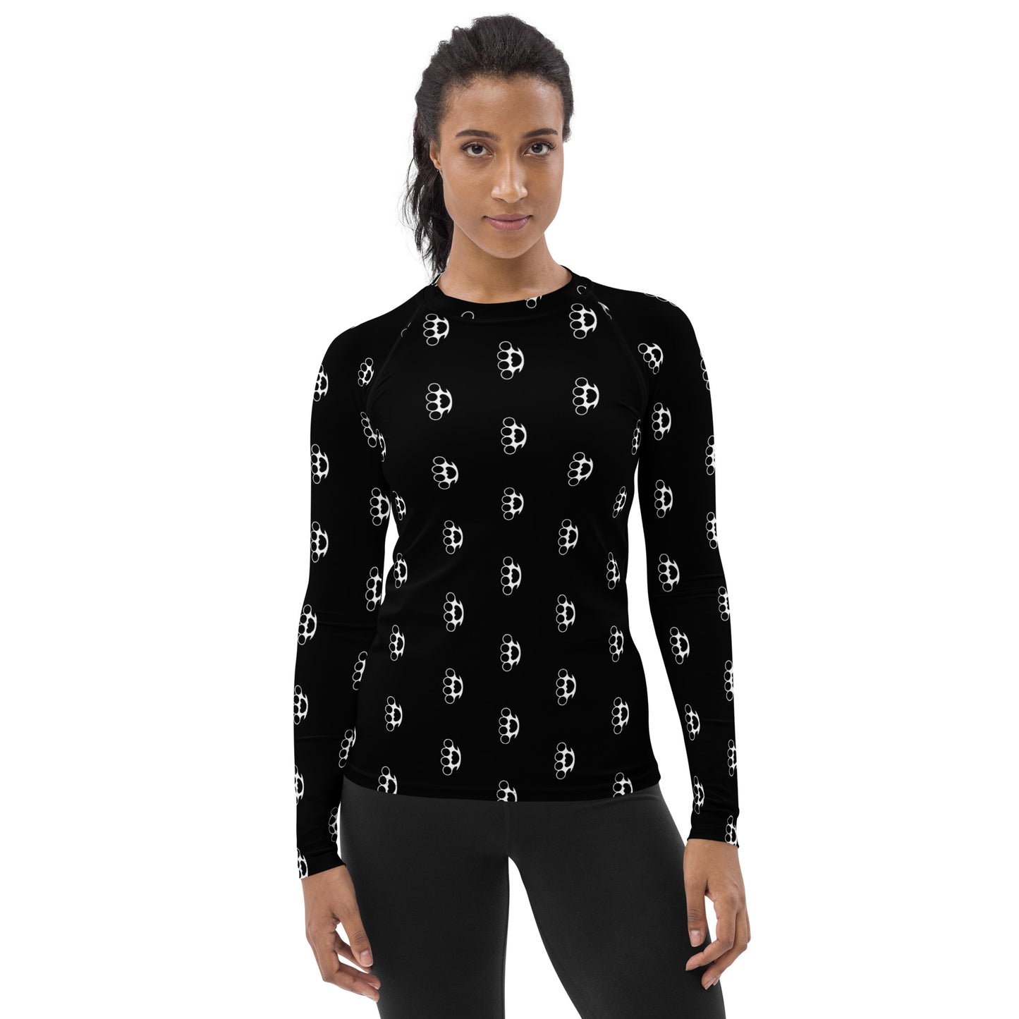 BRASS KNUCKLES WOMEN'S RASH GUARD