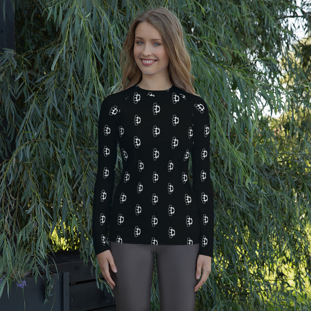 BRASS KNUCKLES WOMEN'S RASH GUARD