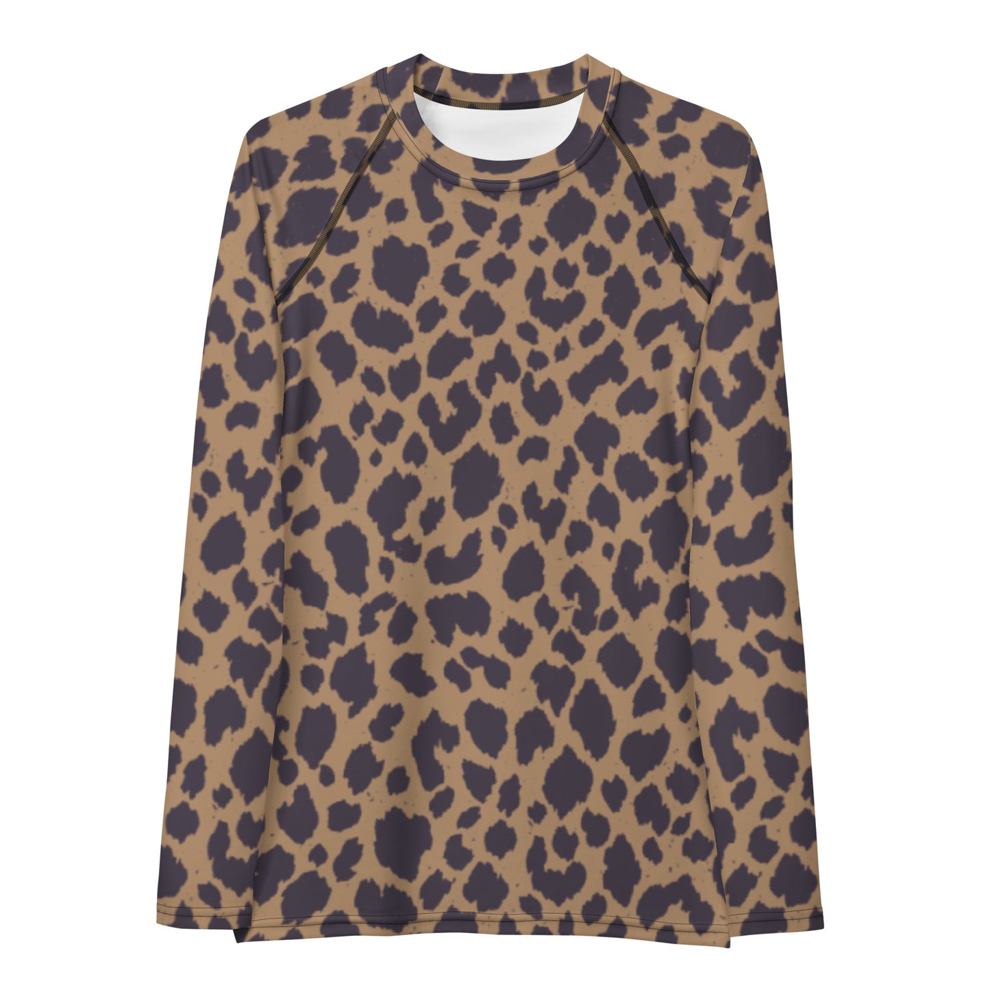 LEOPARD PRINT (B) WOMEN'S RASH GUARD