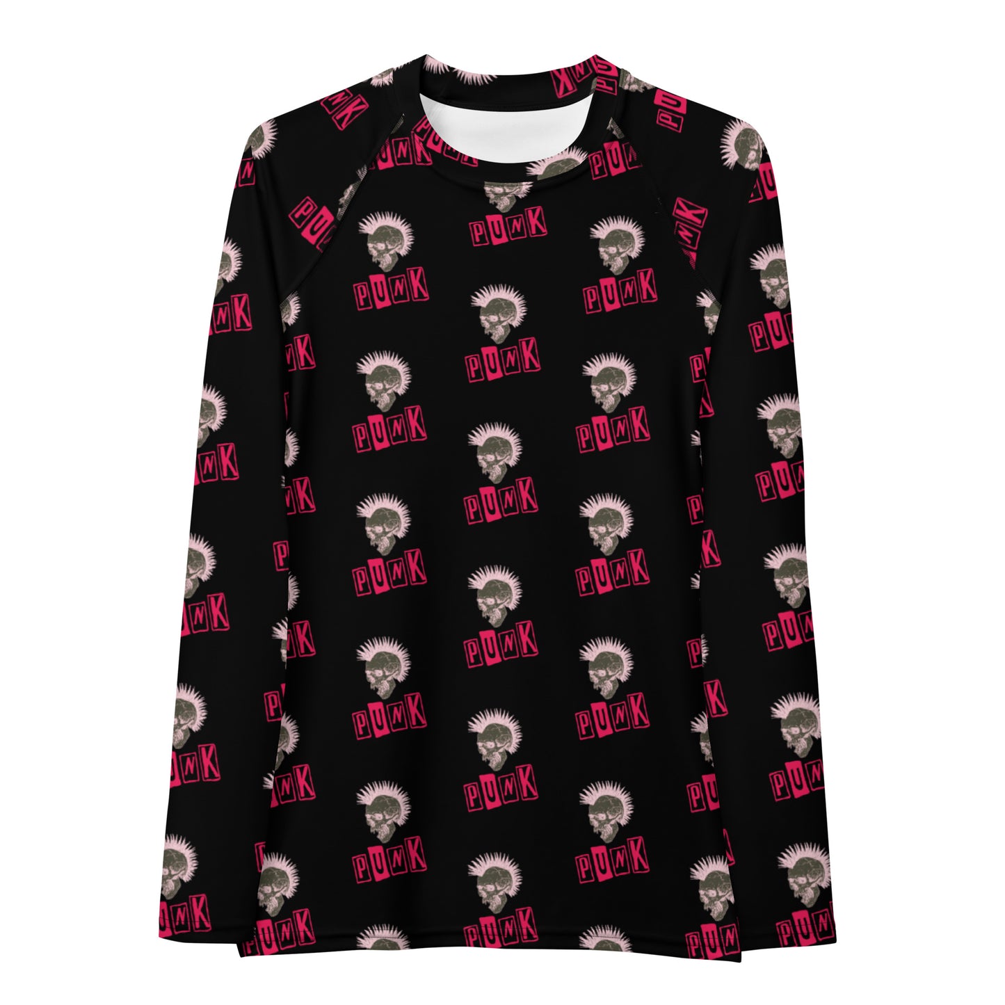 PUNK IS PINK WOMEN'S RASH GUARD