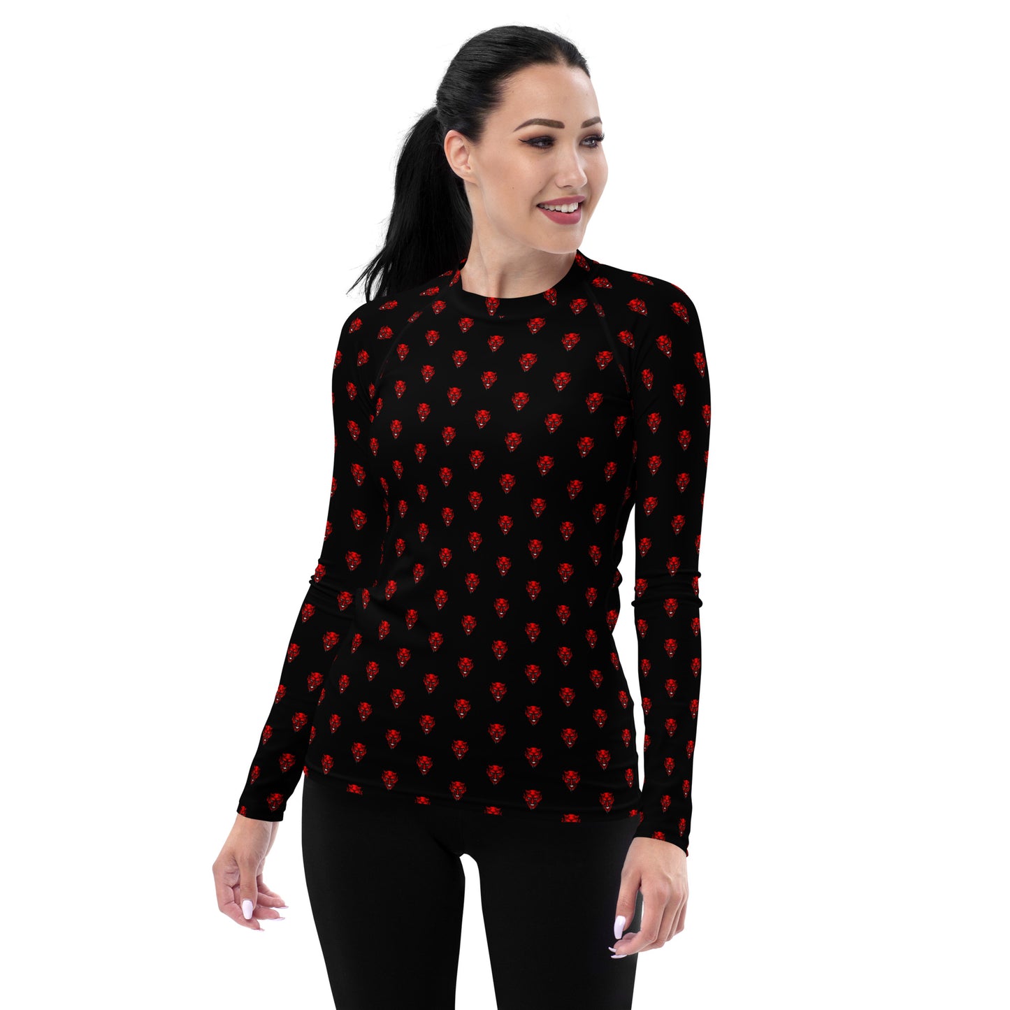 RED DEVIL WOMEN'S RASH GUARD