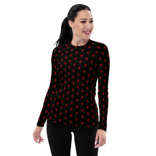 RED DEVIL WOMEN'S RASH GUARD