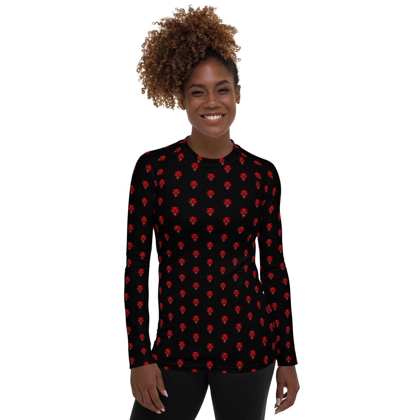 RED DEVIL WOMEN'S RASH GUARD
