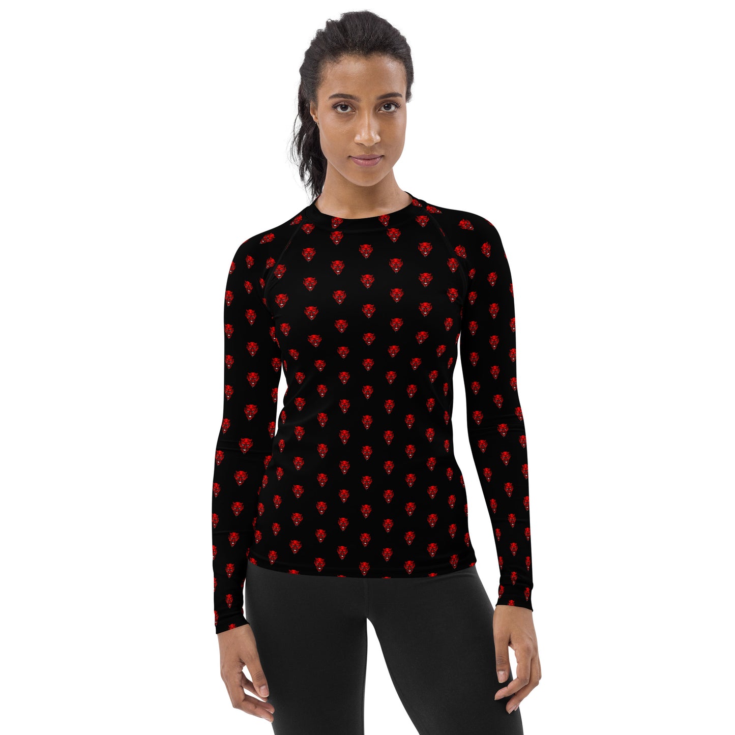 RED DEVIL WOMEN'S RASH GUARD