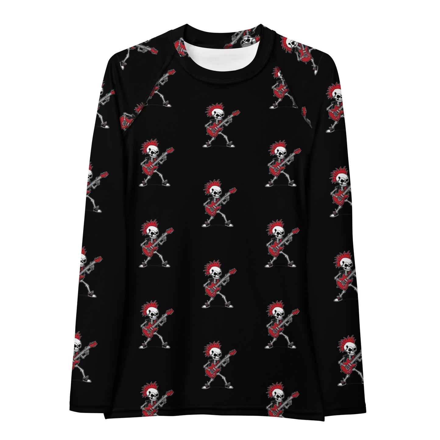 RED GUITAR WOMEN'S RASH GUARD