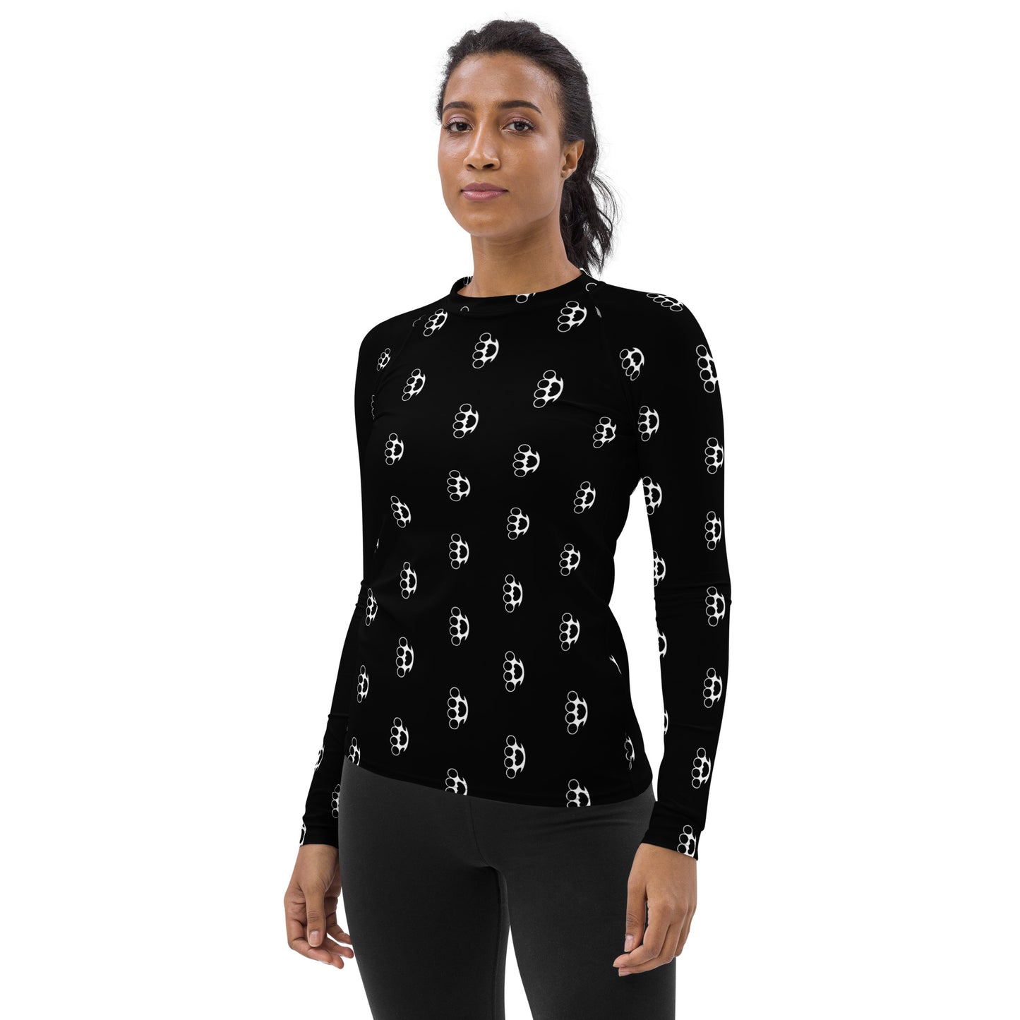 BRASS KNUCKLES WOMEN'S RASH GUARD