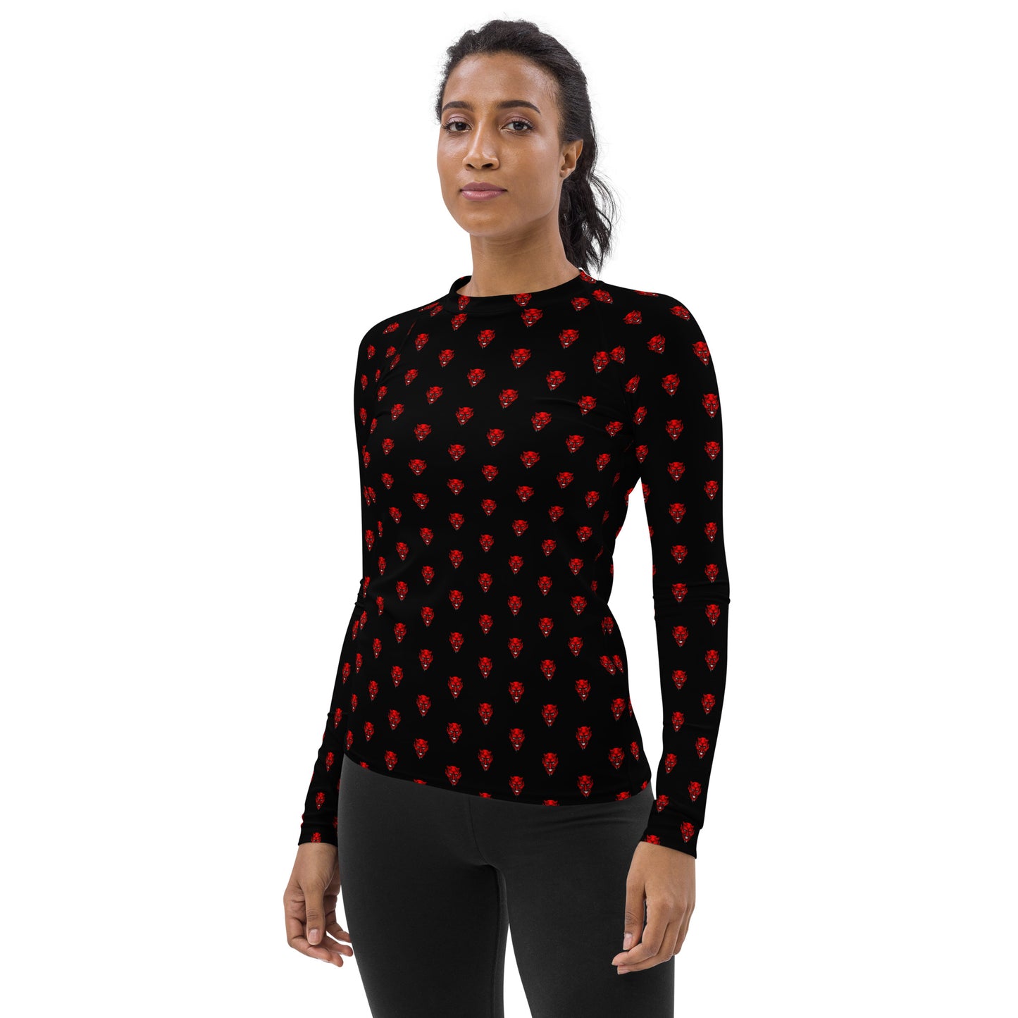 RED DEVIL WOMEN'S RASH GUARD