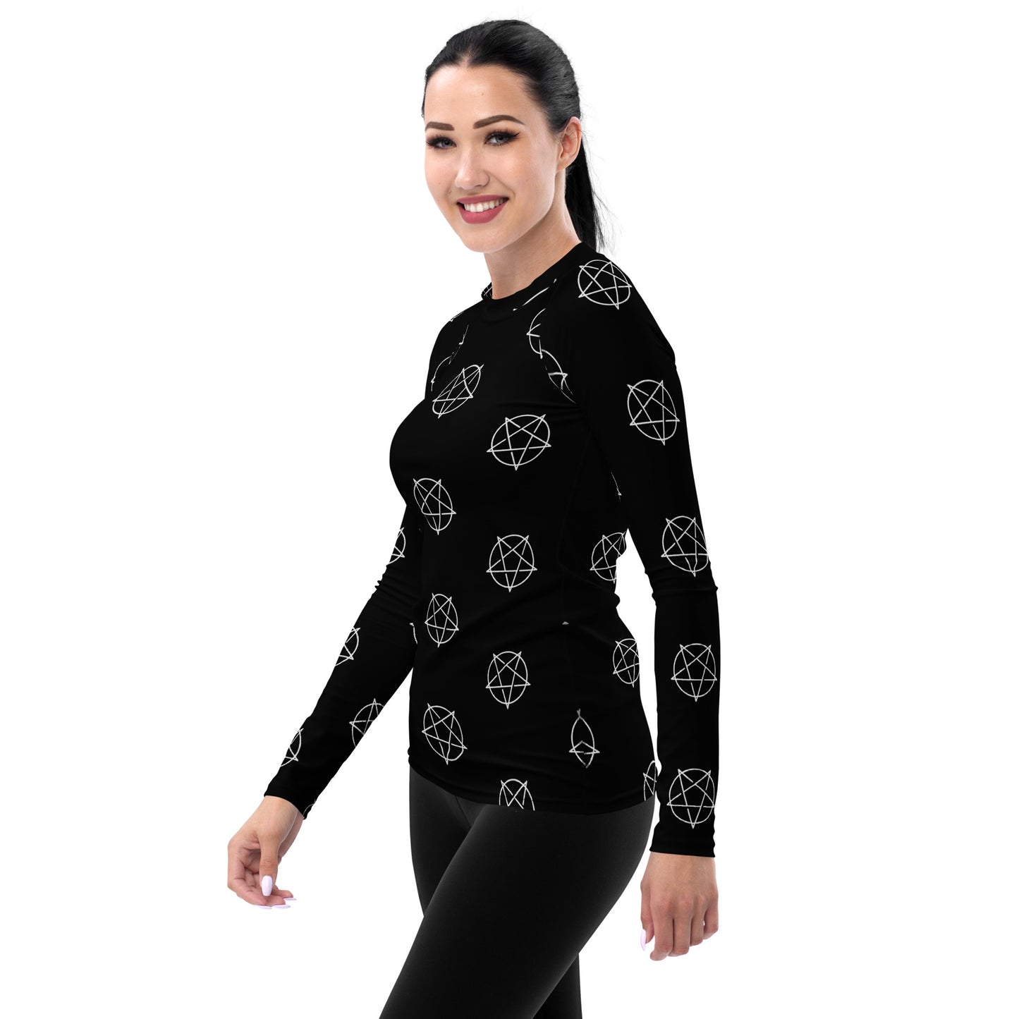 INVERTED STAR WOMEN'S RASH GUARD