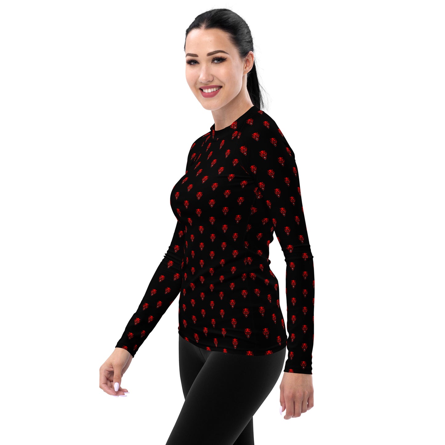 RED DEVIL WOMEN'S RASH GUARD