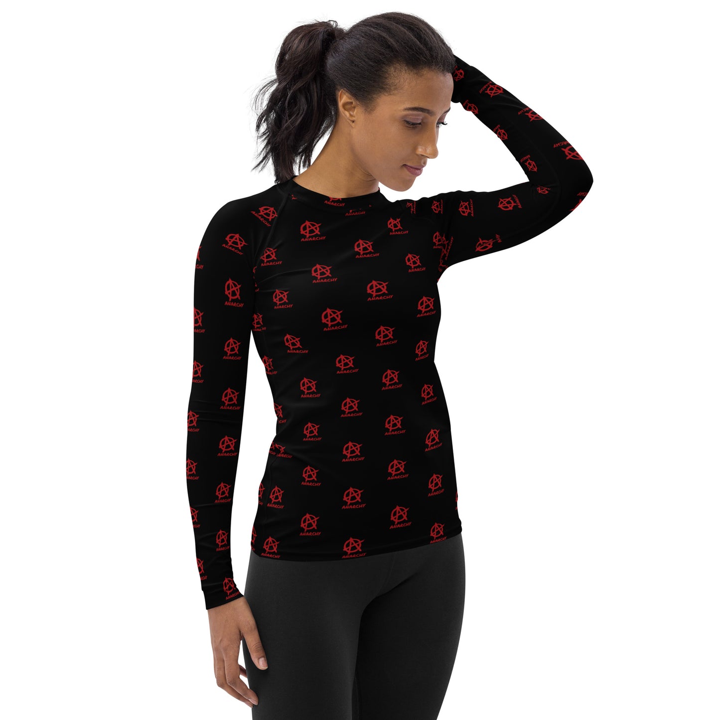 ANARCHY WOMEN'S RASH GUARD