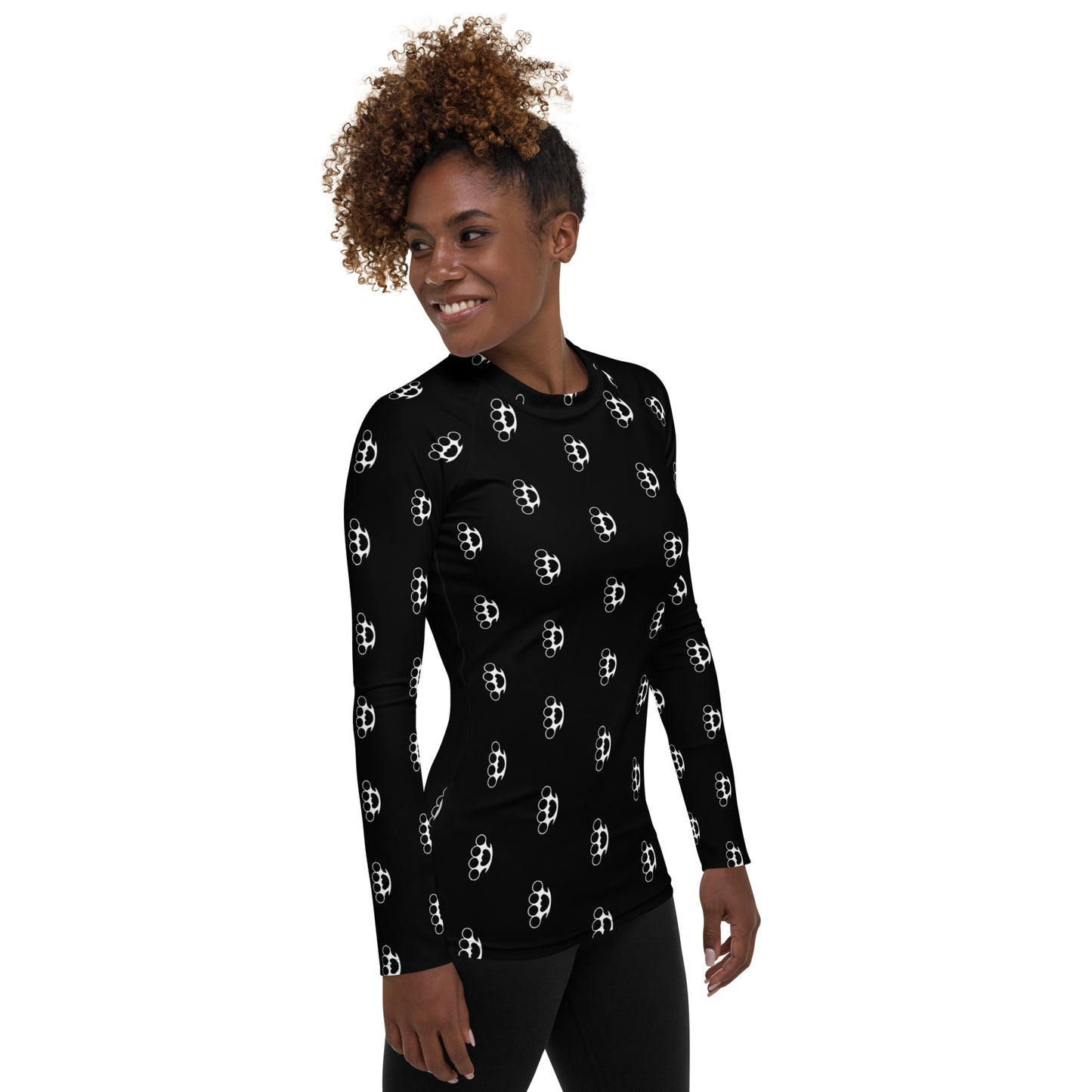 BRASS KNUCKLES WOMEN'S RASH GUARD