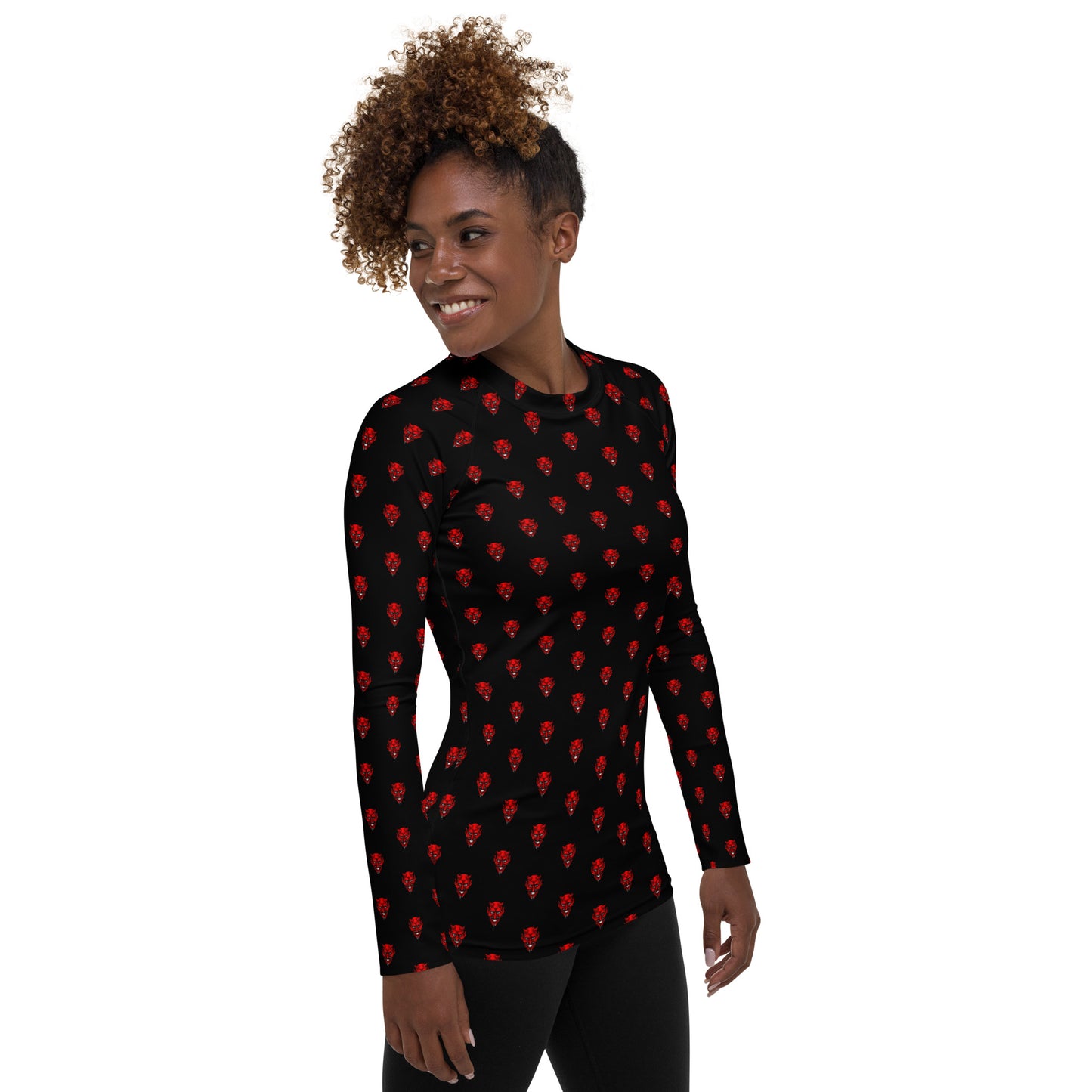 RED DEVIL WOMEN'S RASH GUARD