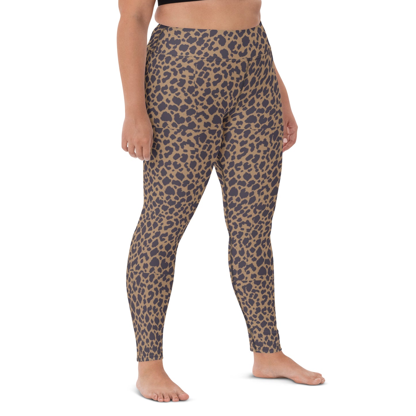 LEOPARD PRINT YOGA LEGGINGS