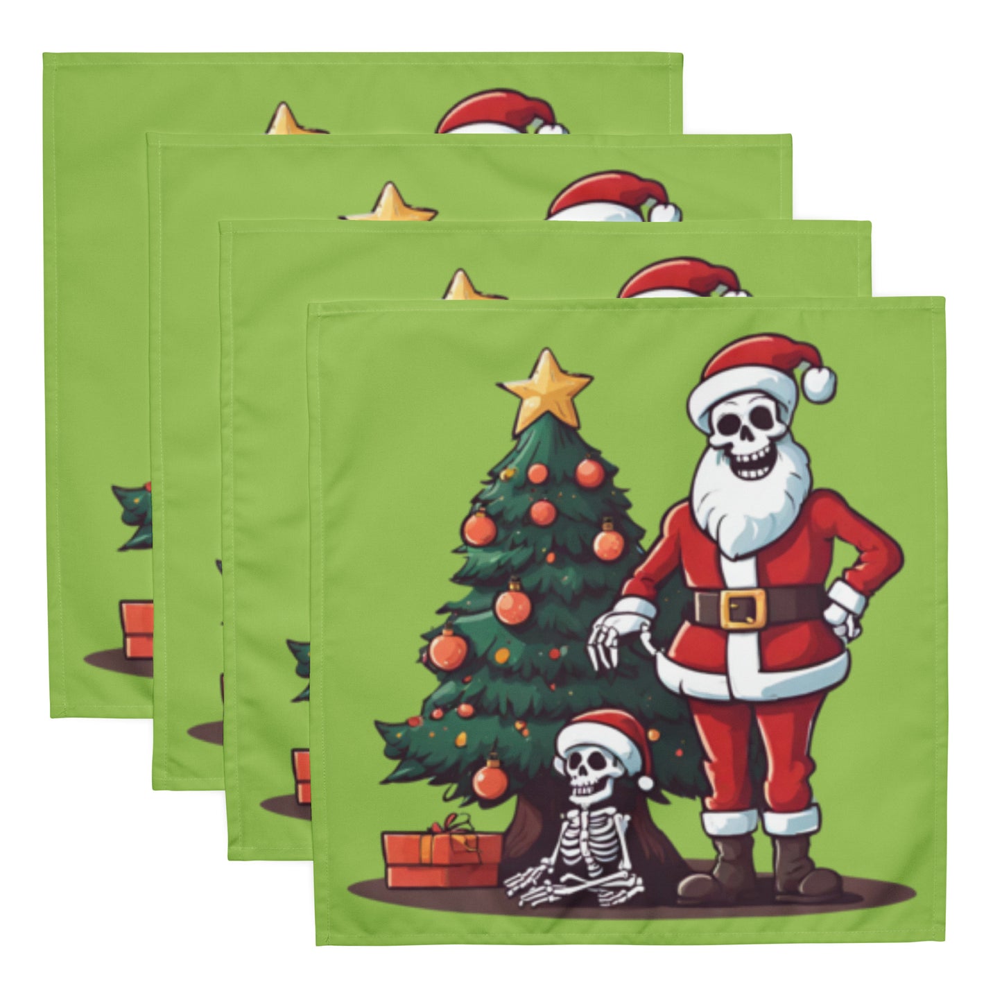 SANTA TREE CLOTH NAPKIN SET