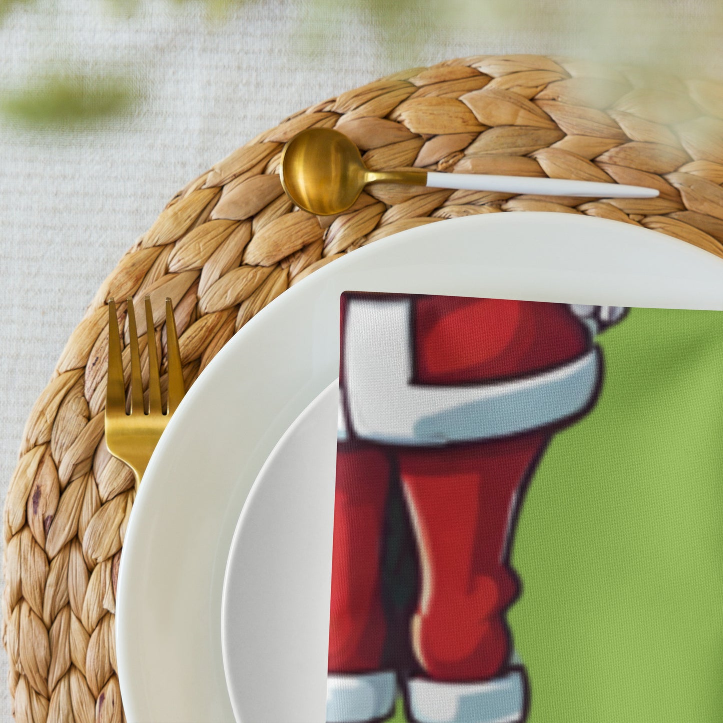 SANTA TREE CLOTH NAPKIN SET