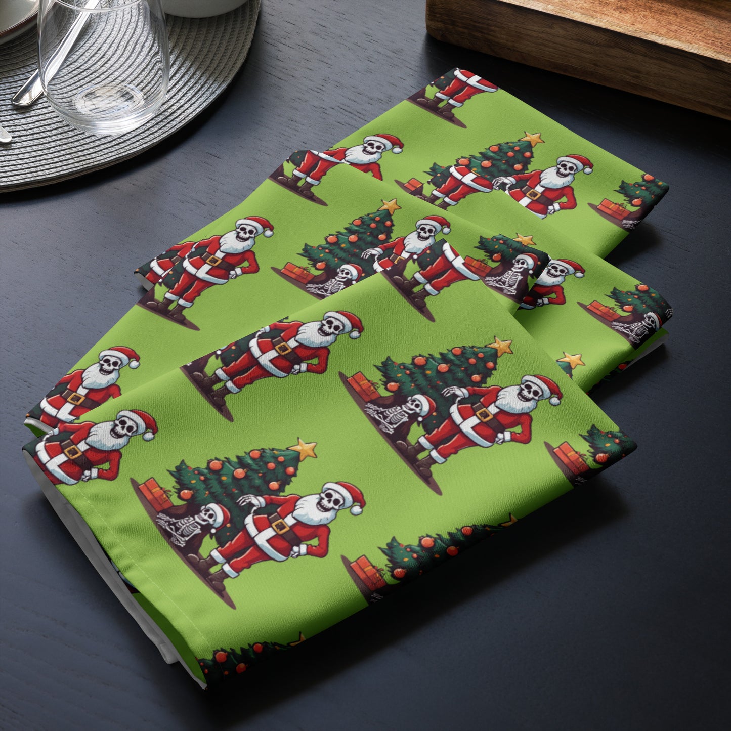 SANTA TREE B CLOTH NAPKIN SET