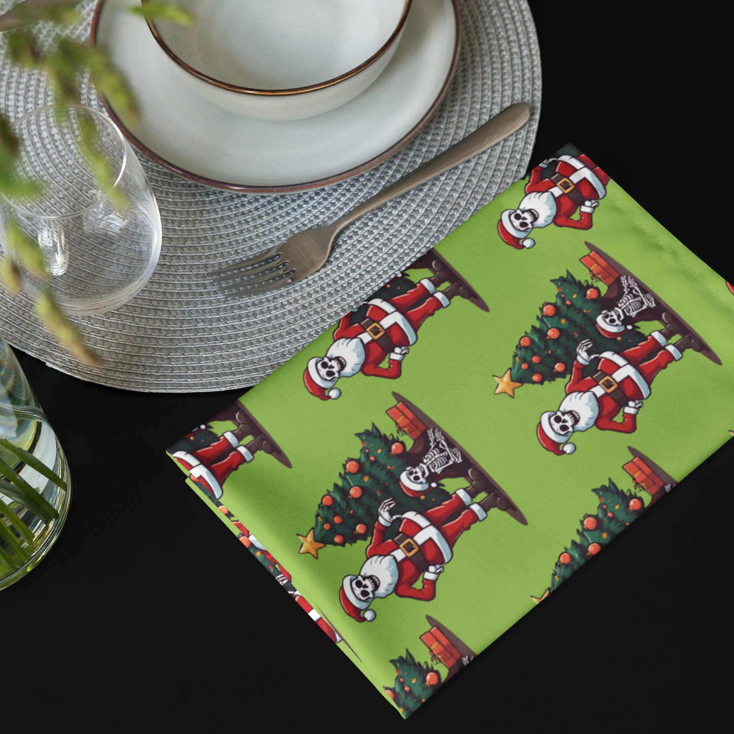 SANTA TREE B CLOTH NAPKIN SET