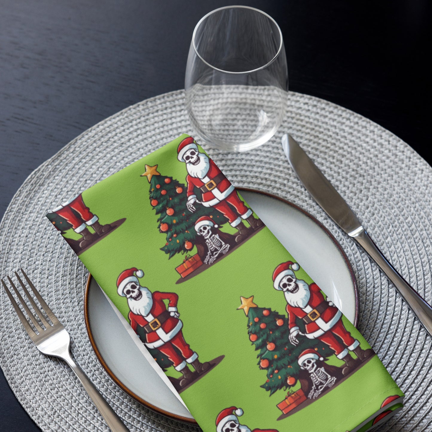 SANTA TREE B CLOTH NAPKIN SET