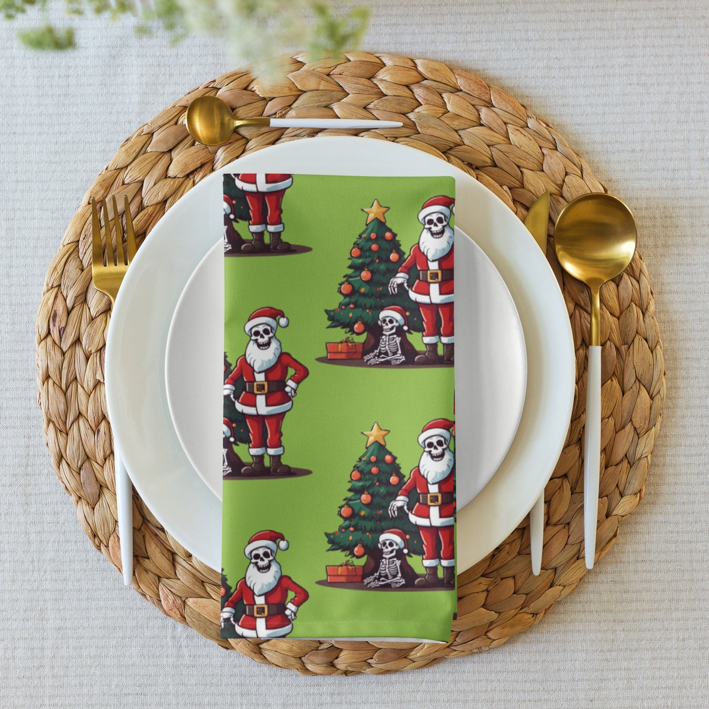 SANTA TREE B CLOTH NAPKIN SET