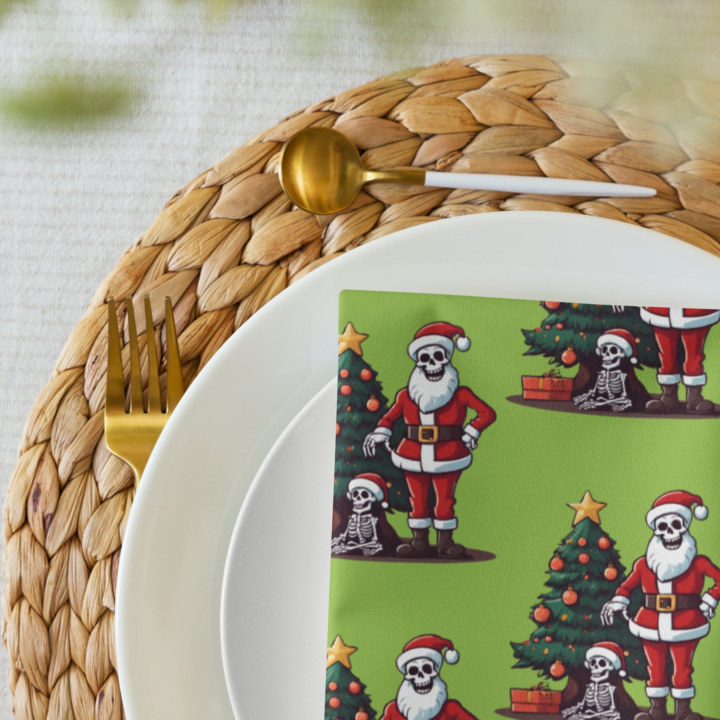 SANTA TREE B CLOTH NAPKIN SET