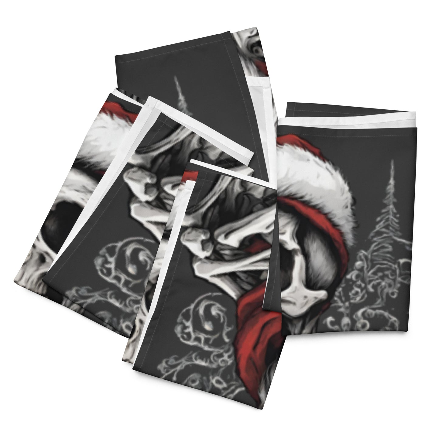 SANTA BEARD CLOTH NAPKIN SET