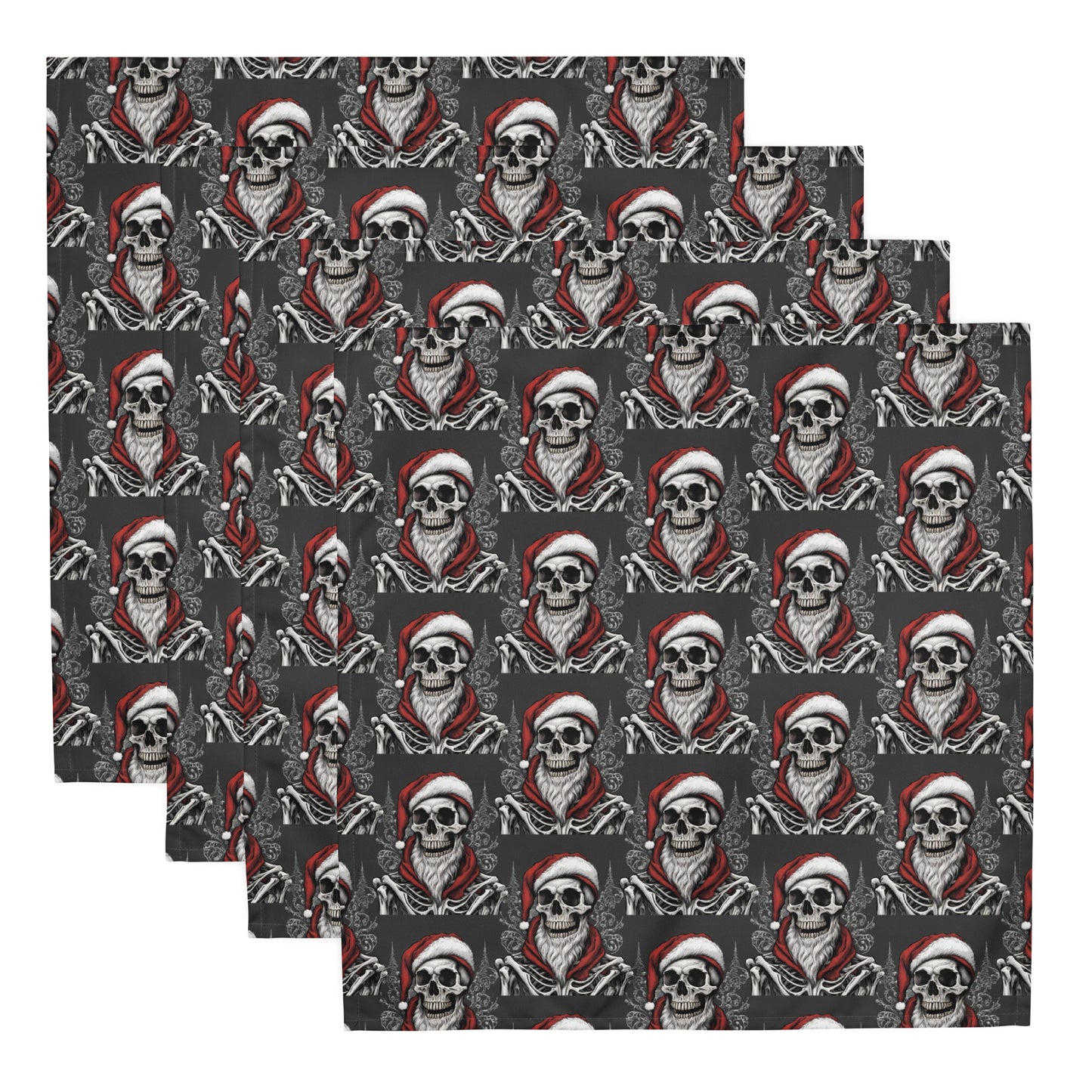 SANTA BEARD B CLOTH NAPKIN SET