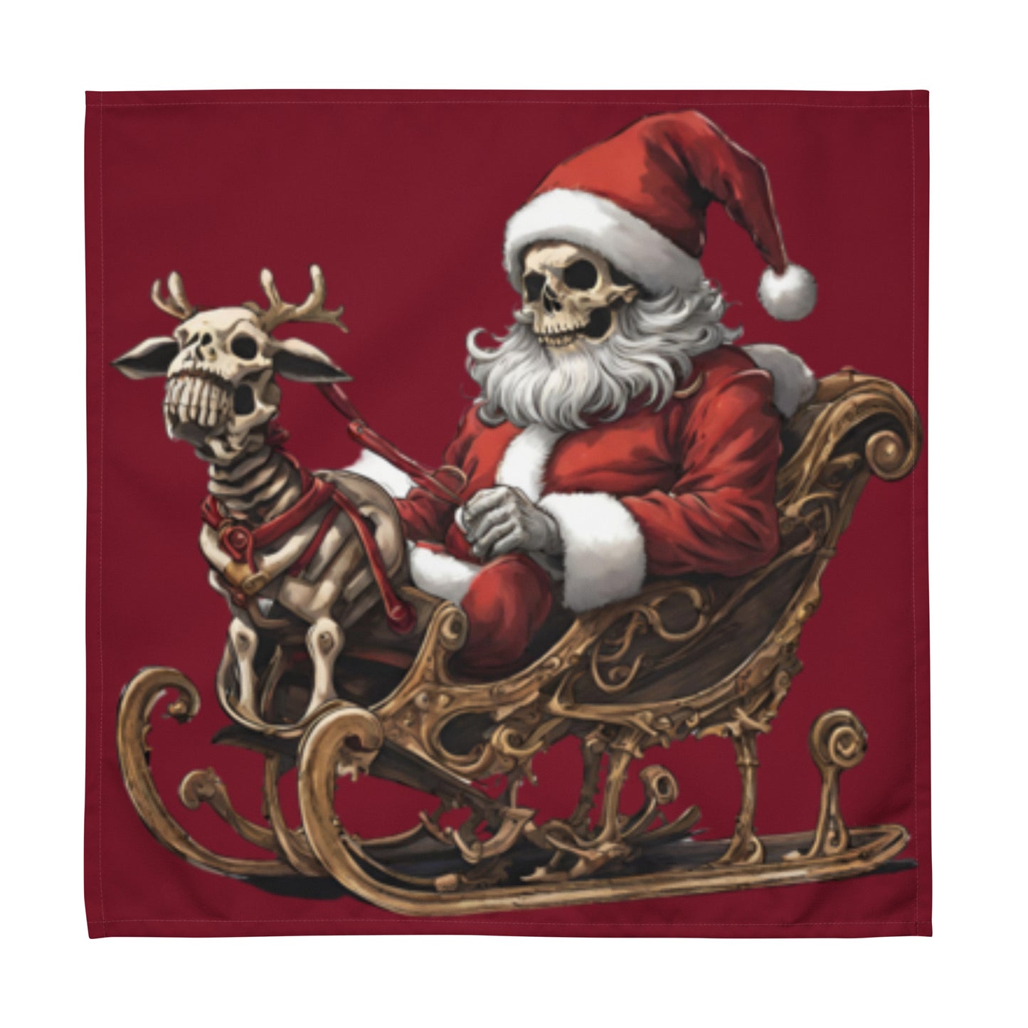 SANTA SLEIGH CLOTH NAPKIN SET
