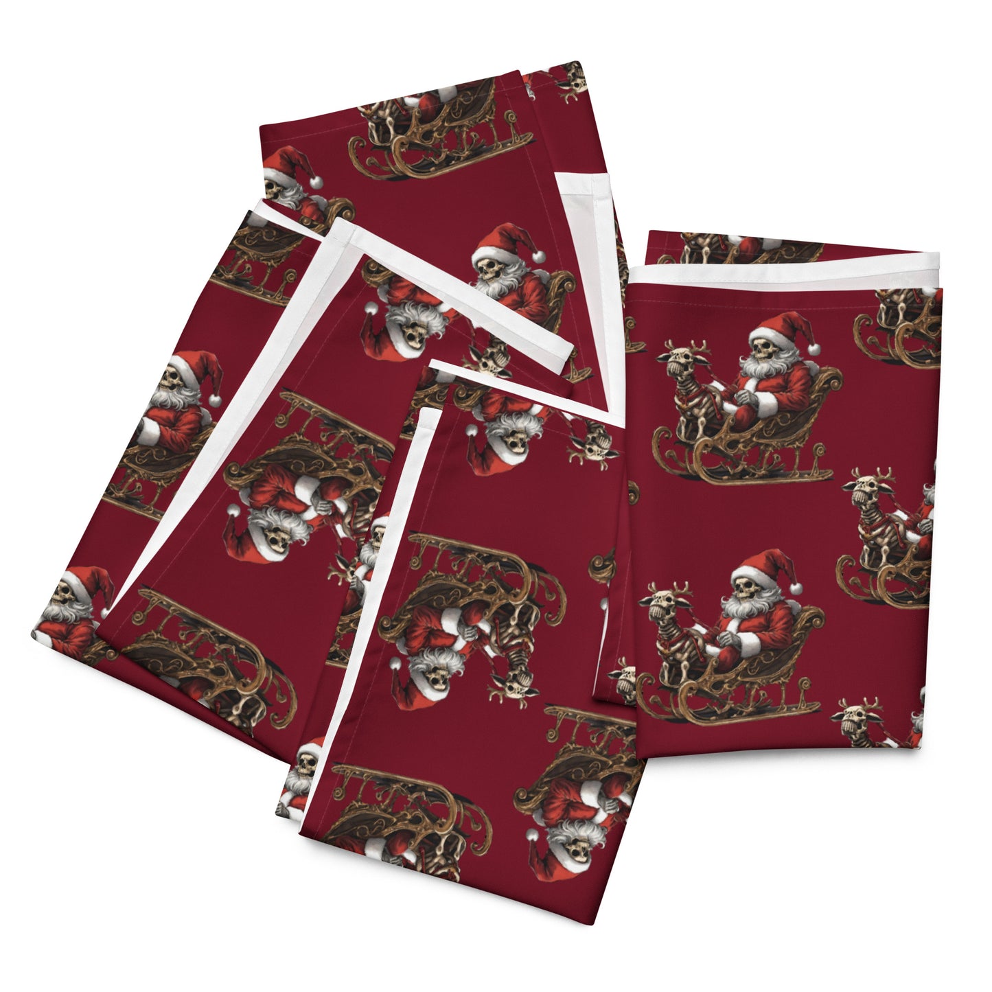 SANTA SLEIGH B CLOTH NAPKIN SET