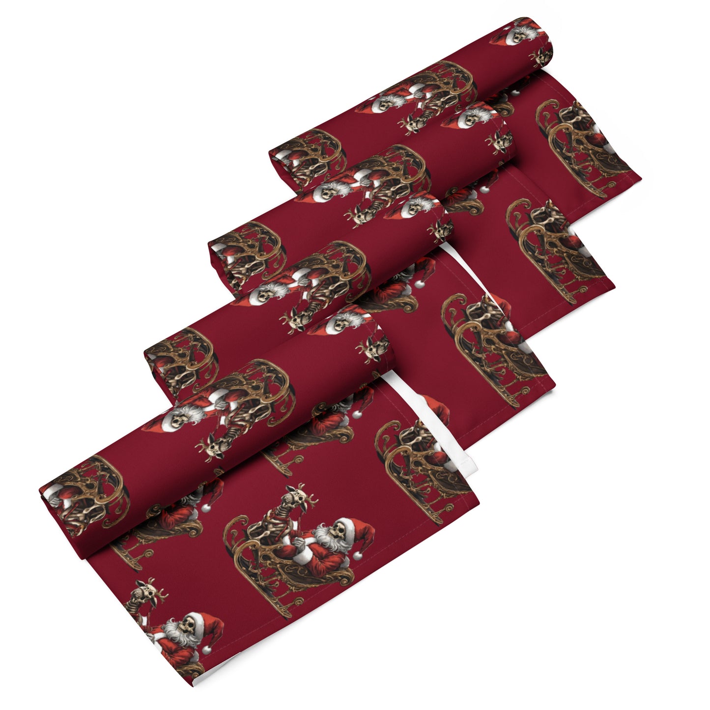 SANTA SLEIGH B CLOTH NAPKIN SET