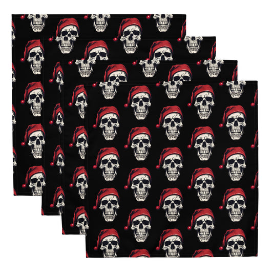 SANTA SKULL B CLOTH NAPKIN SET