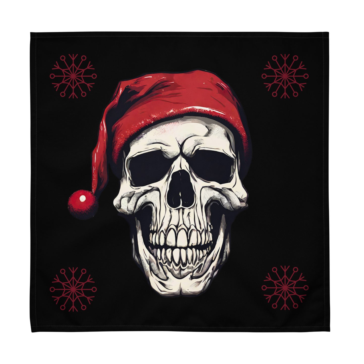 SANTA SKULL CLOTH NAPKIN SET