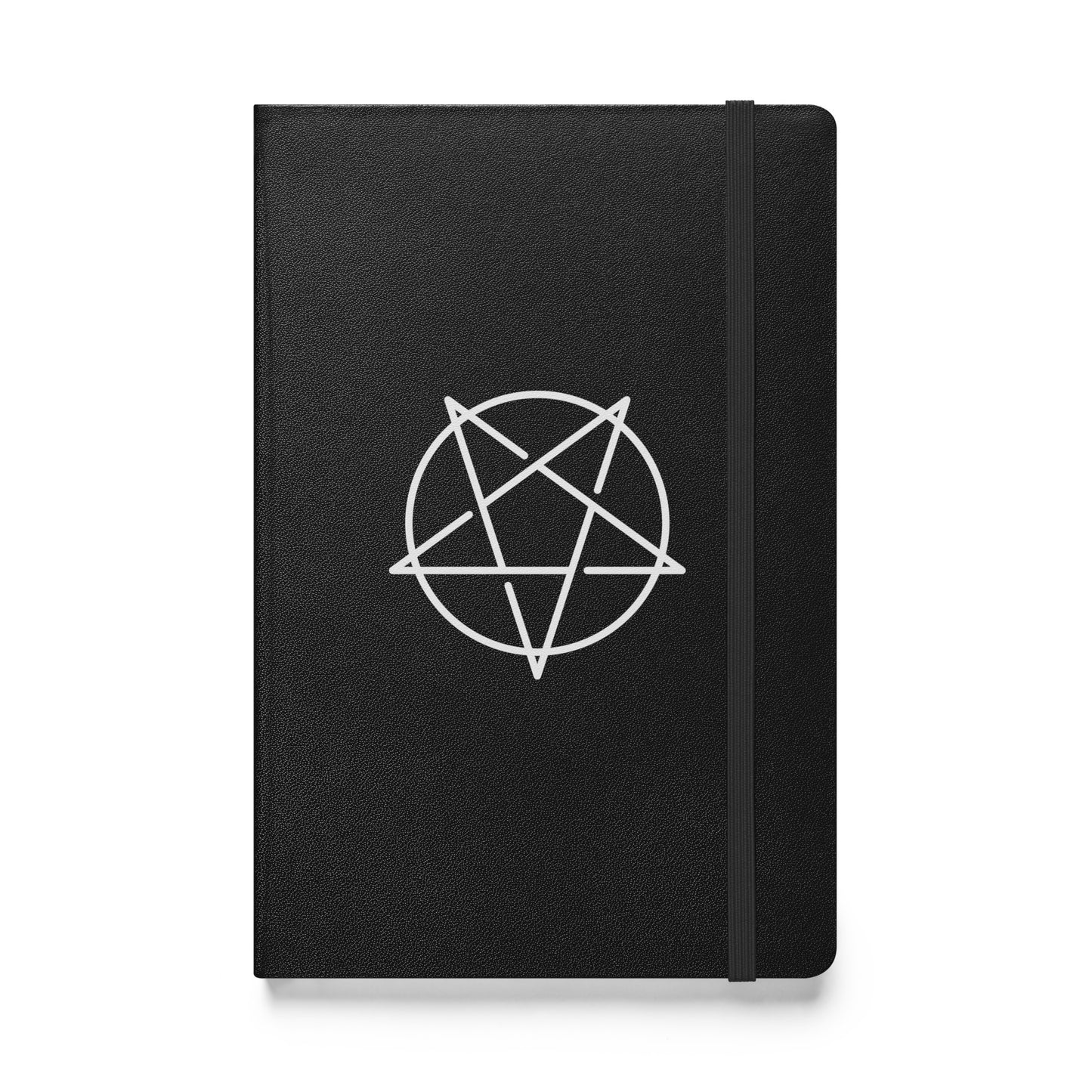 INVERTED PENTAGRAM HARDCOVER BOUND NOTEBOOK