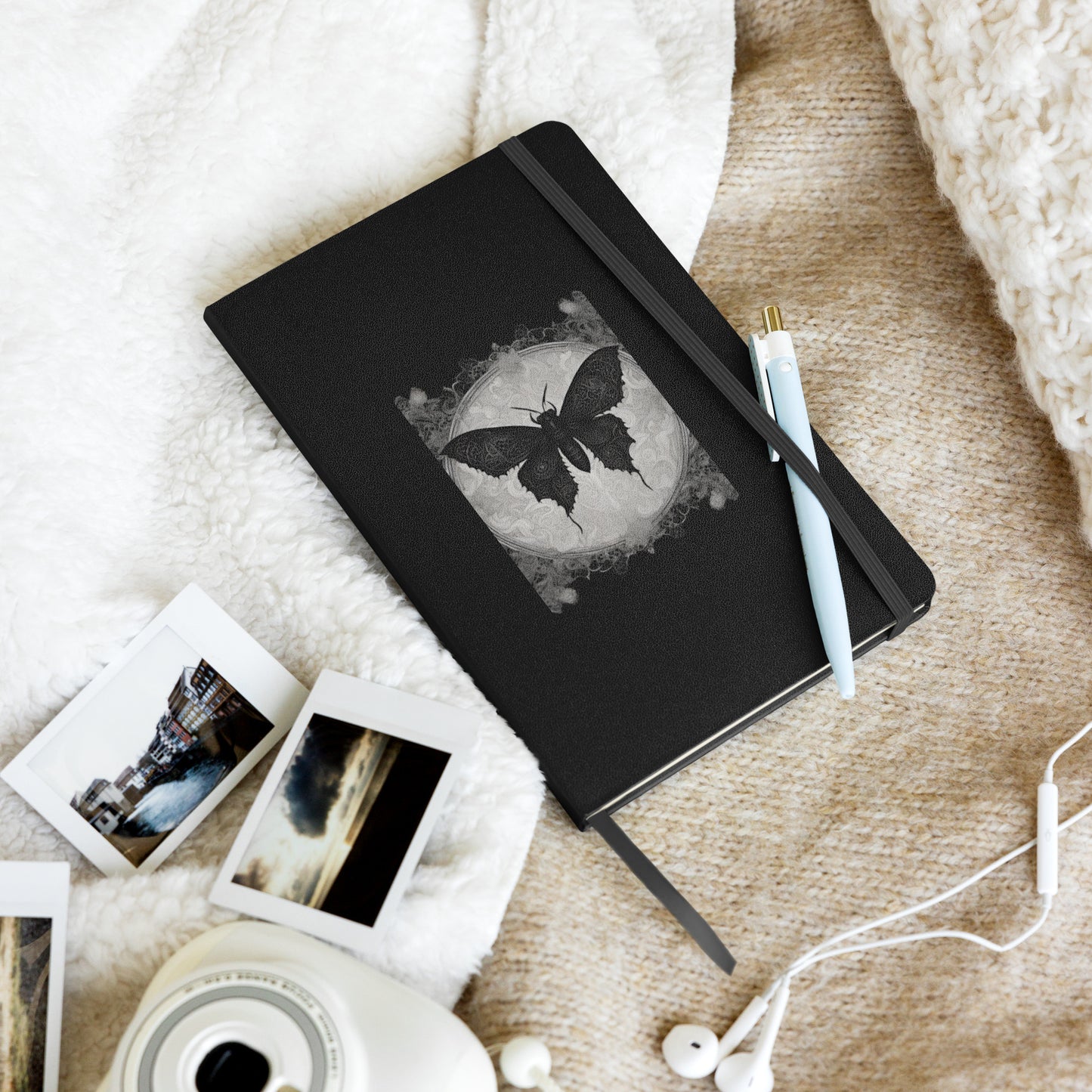 MOTH TO FLAME HARDCOVER BOUND NOTEBOOK