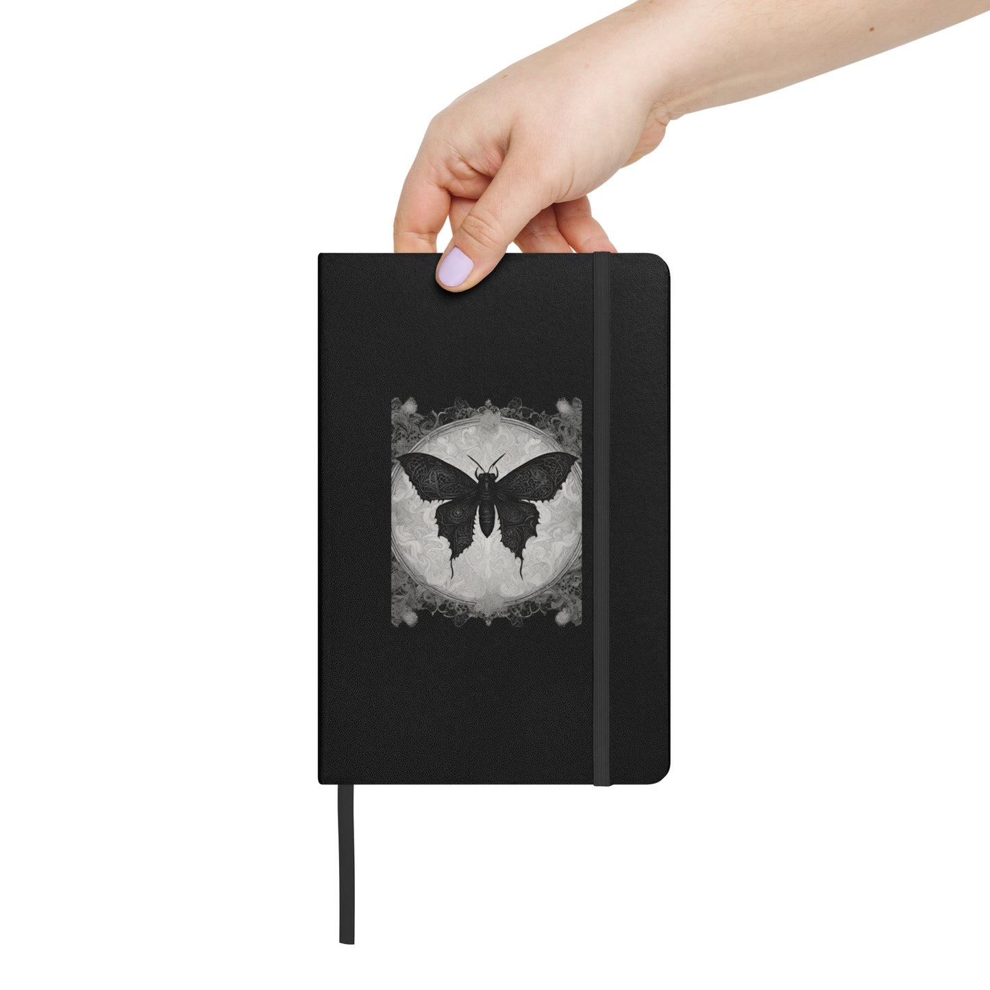 MOTH TO FLAME HARDCOVER BOUND NOTEBOOK