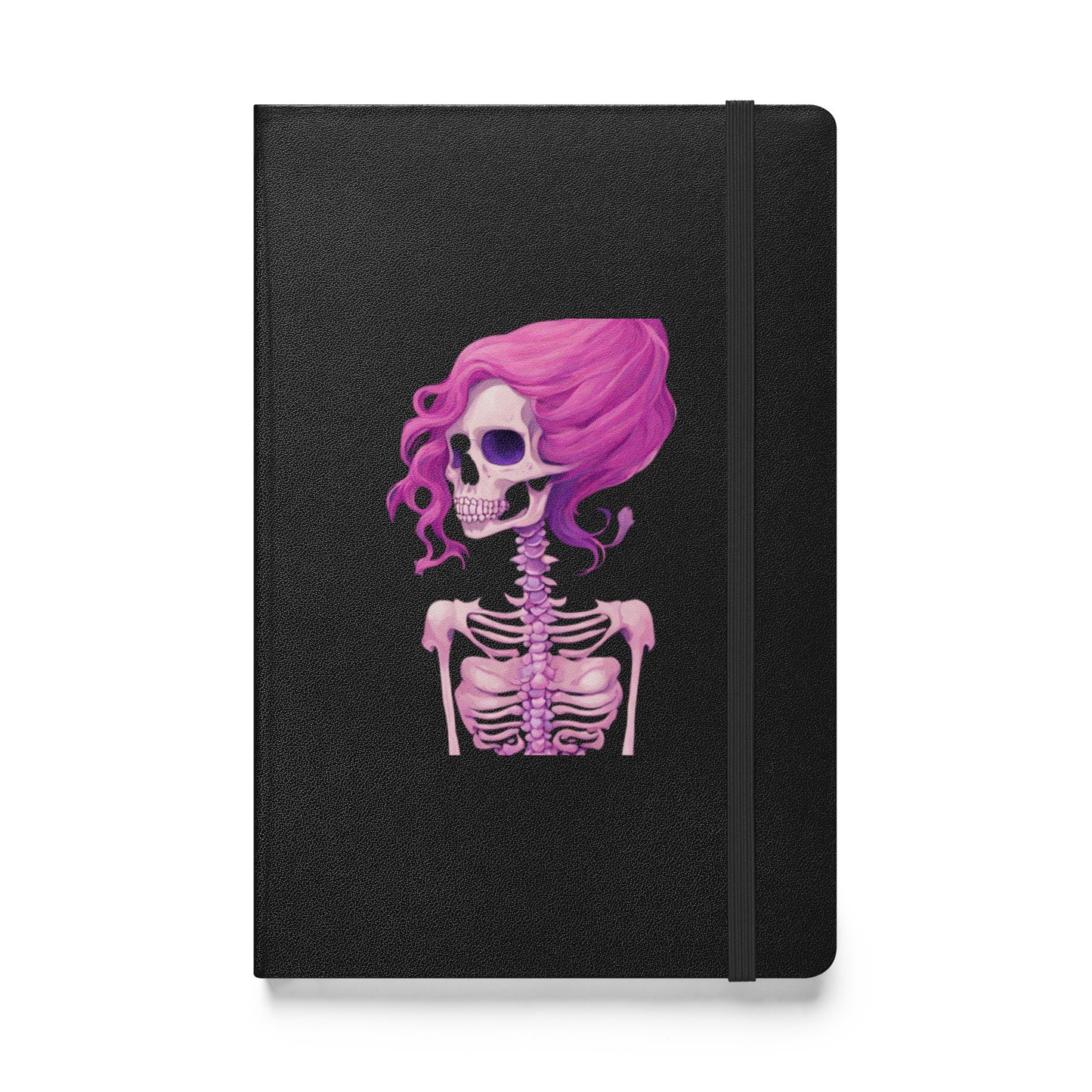 PINK SKELETON HARDCOVER BOUND NOTEBOOK