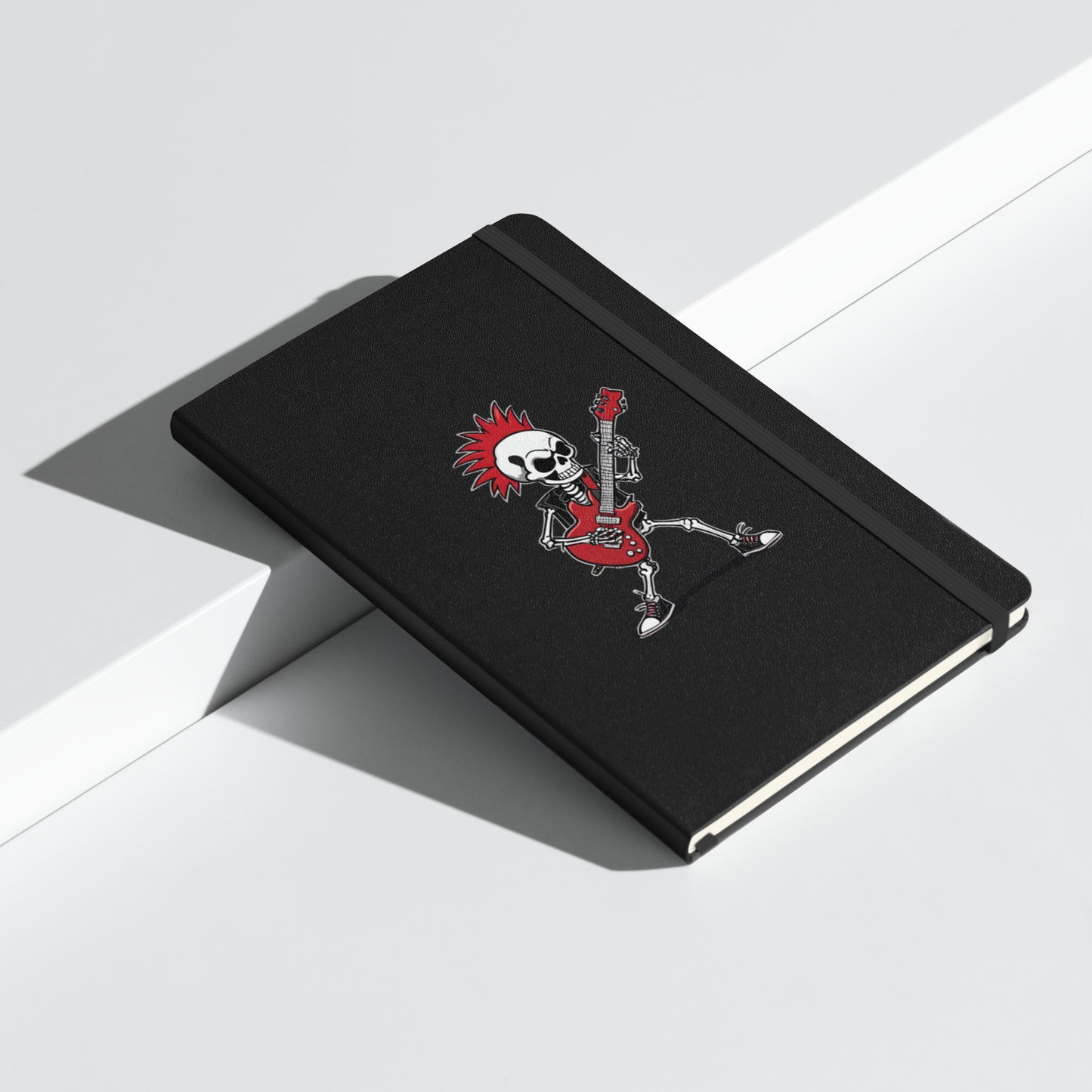 RED'S GUITAR HARDCOVER BOUND NOTEBOOK