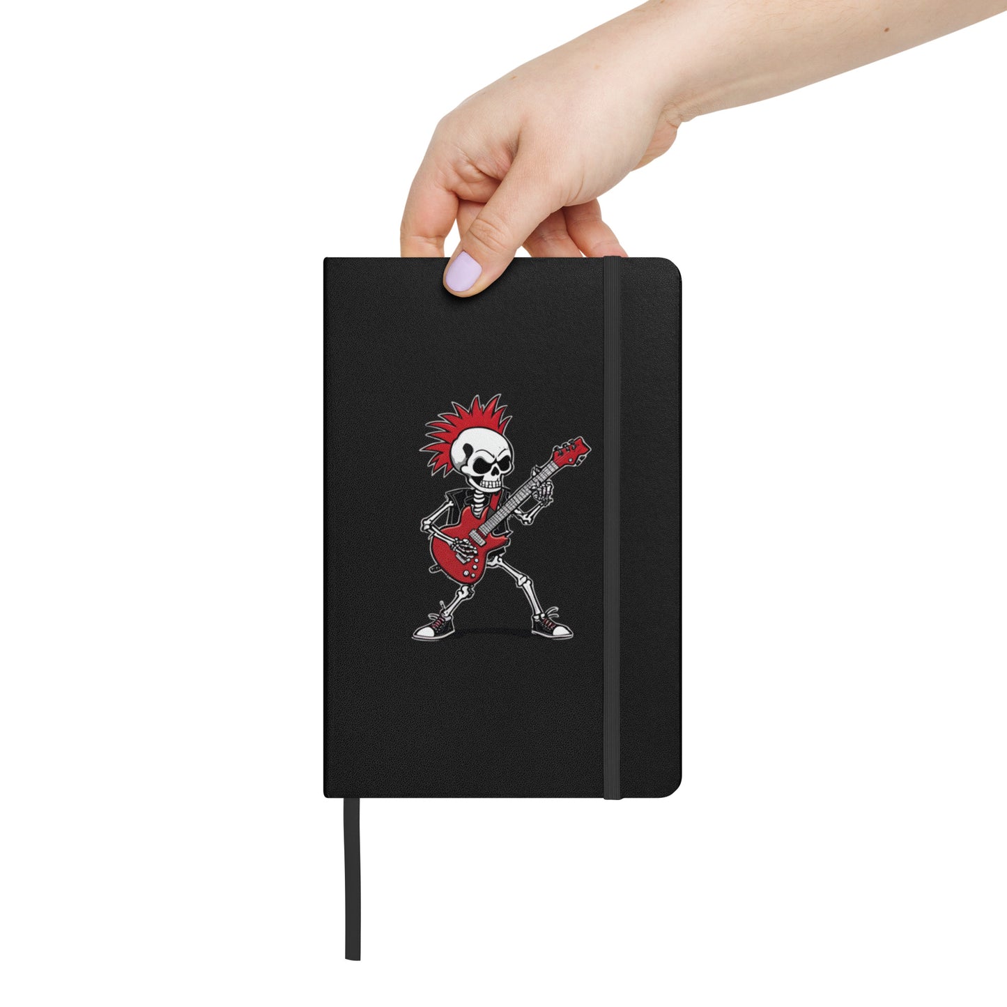 RED'S GUITAR HARDCOVER BOUND NOTEBOOK
