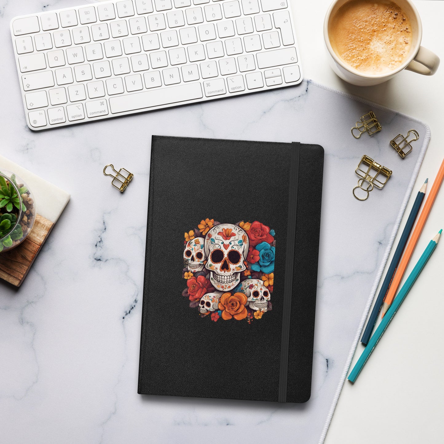DIA DE LOS MUERTOS HARDCOVER BOUND NOTEBOOK