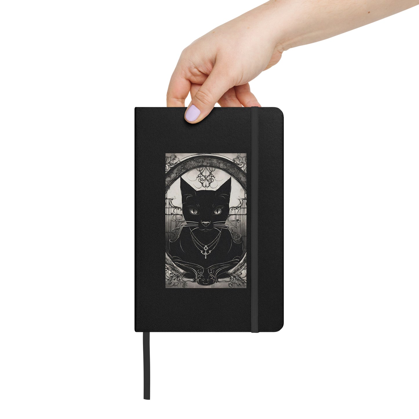BLACK CAT FEVER HARDCOVER BOUND NOTEBOOK